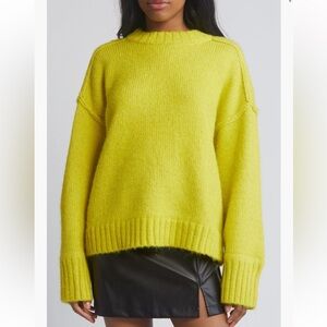 Topshop Oversize Crewneck Sweater